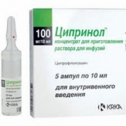 Ципринол раствор инфузионный 100мг